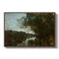 Souvenir of the Environs of Lake Nemi, 1865 - Floater Framed Canvas Print