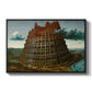 The Tower of Babel, c. 1568 - Floater Framed Canvas Print