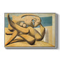 Figures at the Seaside (The Kiss), 1931 - Floater Framed Canvas Print