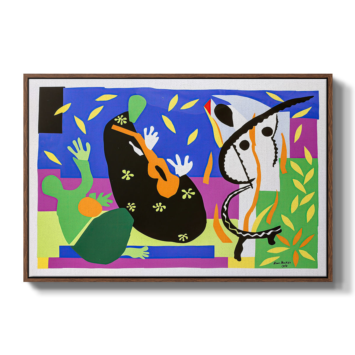 The Sorrows of the King, 1952 - Floater Framed Canvas Print