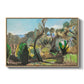Landscape near Nice, c. 1918 - Floater Framed Canvas Print