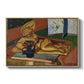 Sculpture and Persian Vase (The Bronze Figure), 1908 - Floater Framed Canvas Print