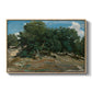 Fontainebleau: Oak Trees at Bas-Bréau, c. 1830-1835 - Floater Framed Canvas Print