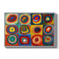 Color Study: Squares with Concentric Circles, 1913 - Floater Framed Canvas Print