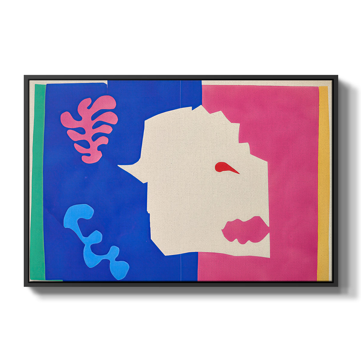 The Wolf (Le loup), from Jazz, 1947 - Floater Framed Canvas Print