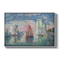 Entrance to the Port of La Rochelle, 1921 - Floater Framed Canvas Print
