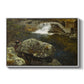 By the Mill Pond (En Mølledam), 1850 - Floater Framed Canvas Print