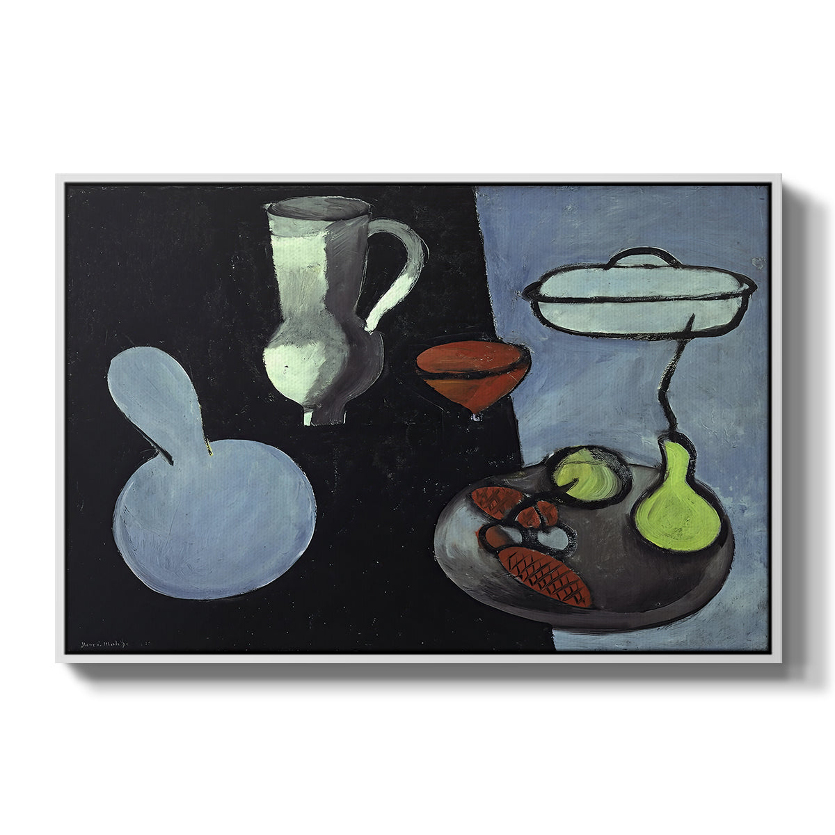 The Gourds (Les coloquintes), 1916 - Floater Framed Canvas Print