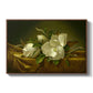 Magnolias on Gold Velvet Cloth, c. 1888-1890 - Floater Framed Canvas Print