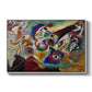 Fragment 2 for Composition VII, 1913 - Floater Framed Canvas Print