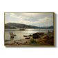 By the Water, 1876 - Floater Framed Canvas Print
