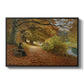 A Wooded Path in Autumn, 1902 - Floater Framed Canvas Print