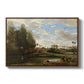 Washerwomen at the Water's Edge, c. 1860-1870 - Floater Framed Canvas Print