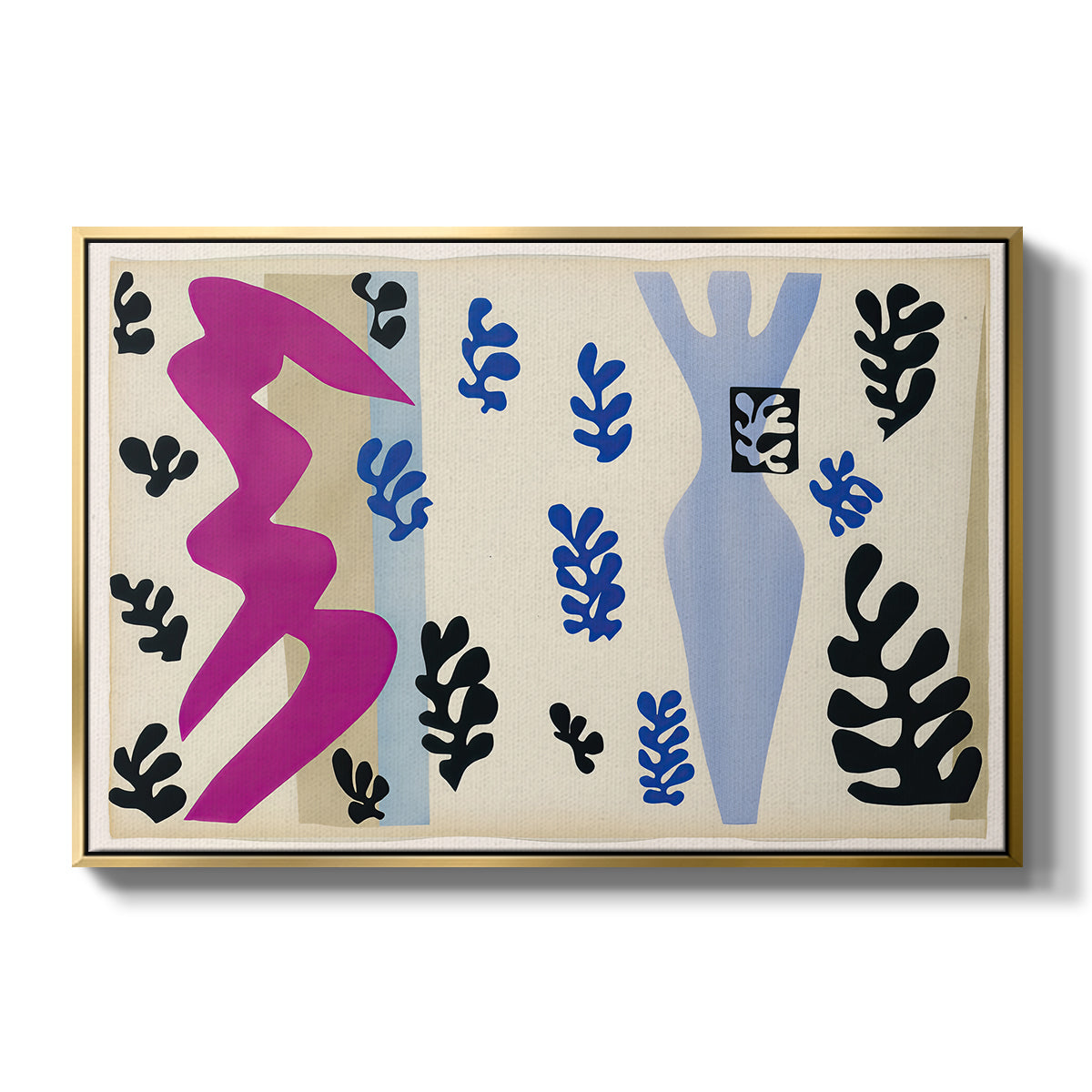 The Knife Thrower (Le lanceur de couteaux), from Jazz, 1947 - Floater Framed Canvas Print