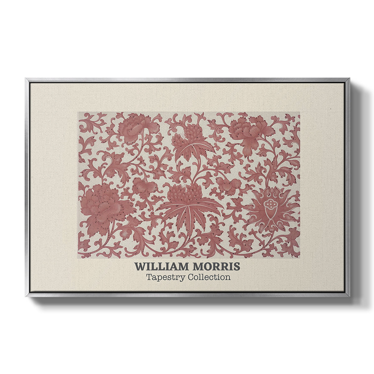 Examples of Chinese Ornament, Pl. XCIII (Morris Inspired), 1867 - Floater Framed Canvas Print