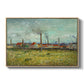 Factories at Clichy, 1887 - Floater Framed Canvas Print