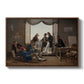 A Group of Danish Artists in Rome, 1837 - Floater Framed Canvas Print