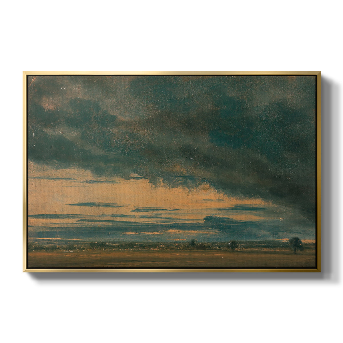 Cloud Study, c. 1821 - Floater Framed Canvas Print