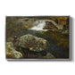 By the Mill Pond (En Mølledam), 1850 - Floater Framed Canvas Print