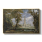 Salisbury Cathedral from the Bishop's Grounds, c. 1825 - Floater Framed Canvas Print