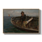 Fishermen from Rügen, 1882 - Floater Framed Canvas Print