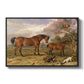 Portrait of Reformer, Blucher, Tory and Crib, Property of Rowland Alston, Esq., M.P., 1835 - Floater Framed Canvas Print