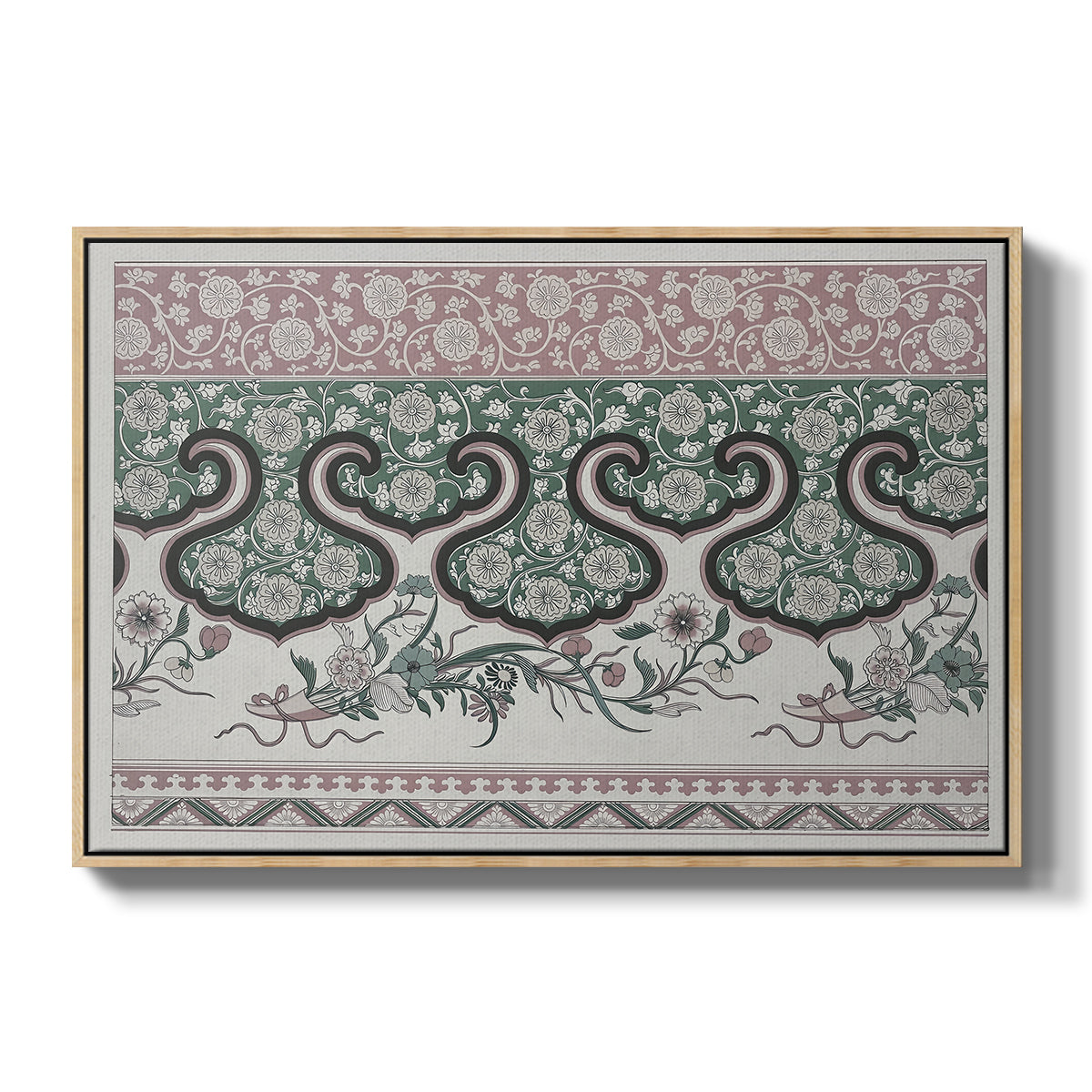 Examples of Chinese Ornament, Pl. LXXVI, 1867 - Floater Framed Canvas Print