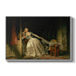 The Stolen Kiss (Le Baiser à la dérobée), c. 1788 - Floater Framed Canvas Print