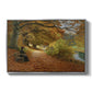 A Wooded Path in Autumn, 1902 - Floater Framed Canvas Print