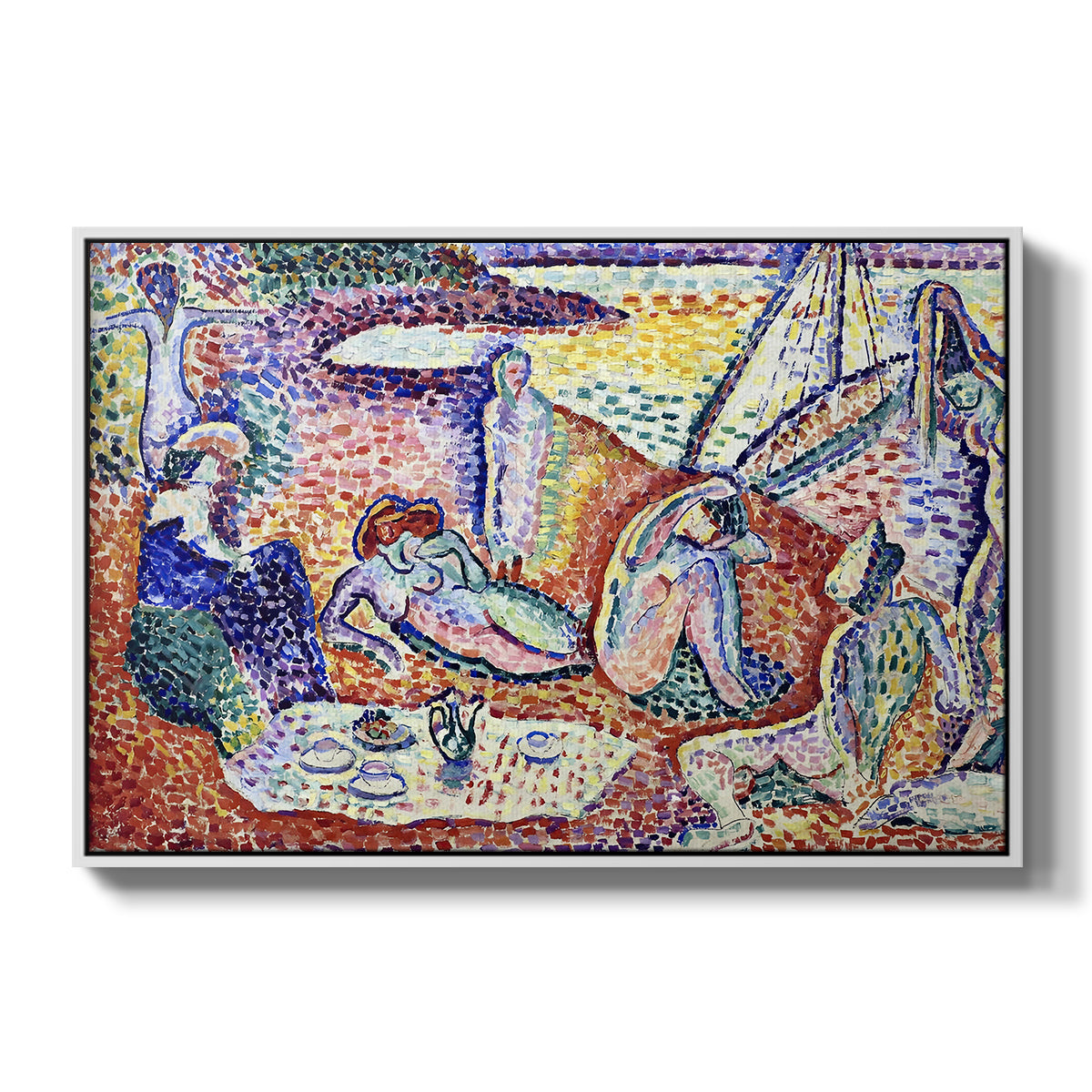 Luxe, Calme et Volupté, 1904 - Floater Framed Canvas Print