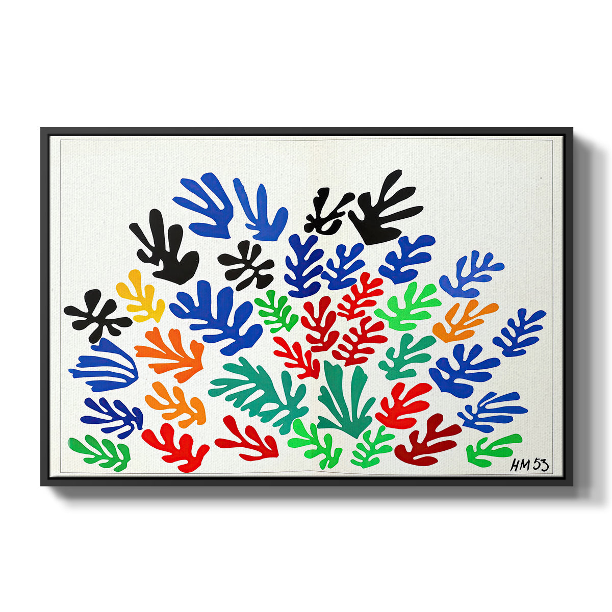 The Sheaf (La gerbe), 1953 - Floater Framed Canvas Print