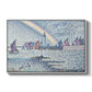 Entrance to the Port of Honfleur, 1899 - Floater Framed Canvas Print