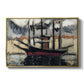 Two Boats Side by Side, Port of Marseilles, c. 1916 - Floater Framed Canvas Print