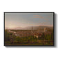 View of Florence from San Miniato, 1837 - Floater Framed Canvas Print