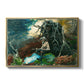 Campfire, Adirondacks, 1892 - Floater Framed Canvas Print