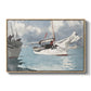 Fishing Boats, Key West, 1903 - Floater Framed Canvas Print