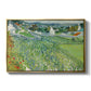 Vineyards at Auvers, 1890 - Floater Framed Canvas Print