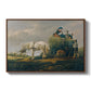 The Hay Wagon (Der Heuwagen), 1824 - Floater Framed Canvas Print