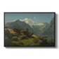 Balestrand, 1848 - Floater Framed Canvas Print