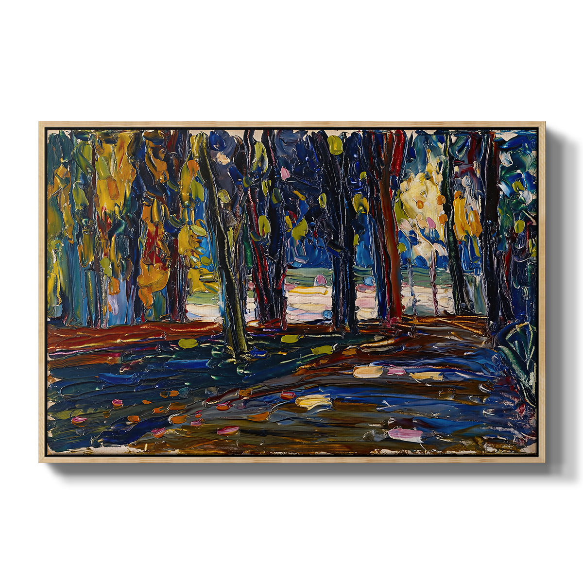 Autumn Study, 1908 - Floater Framed Canvas Print