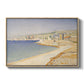 The Jetty at Cassis, Opus 198, 1889 - Floater Framed Canvas Print