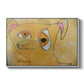 Cubist Dog with Stars (Student Art) - Floater Framed Canvas Print