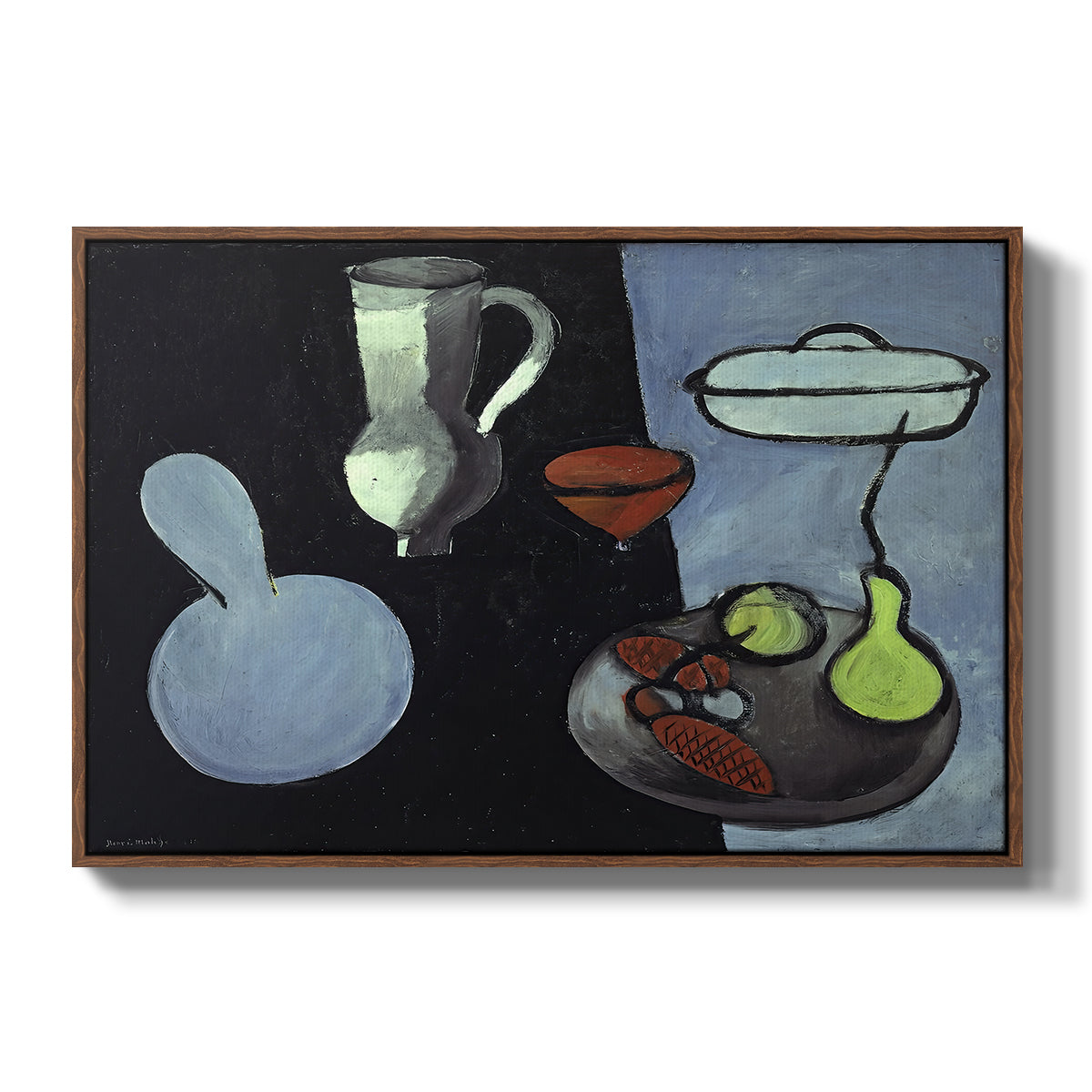 The Gourds (Les coloquintes), 1916 - Floater Framed Canvas Print
