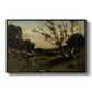 Morning in the Nievre, 1877 - Floater Framed Canvas Print