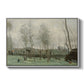 Washerwomen in a Willow Grove, c. 1871 - Floater Framed Canvas Print