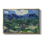 Olive Trees with the Alpilles in the Background, 1889 - Floater Framed Canvas Print