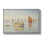 Concarneau, Quiet Morning, Opus 219, 1891 - Floater Framed Canvas Print