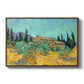 Wooden Sheds Among the Olive Trees and Cypresses, 1889 - Floater Framed Canvas Print