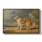 Rough-Coated Collie, 1809 - Floater Framed Canvas Print