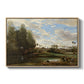 Washerwomen at the Water's Edge, c. 1860-1870 - Floater Framed Canvas Print